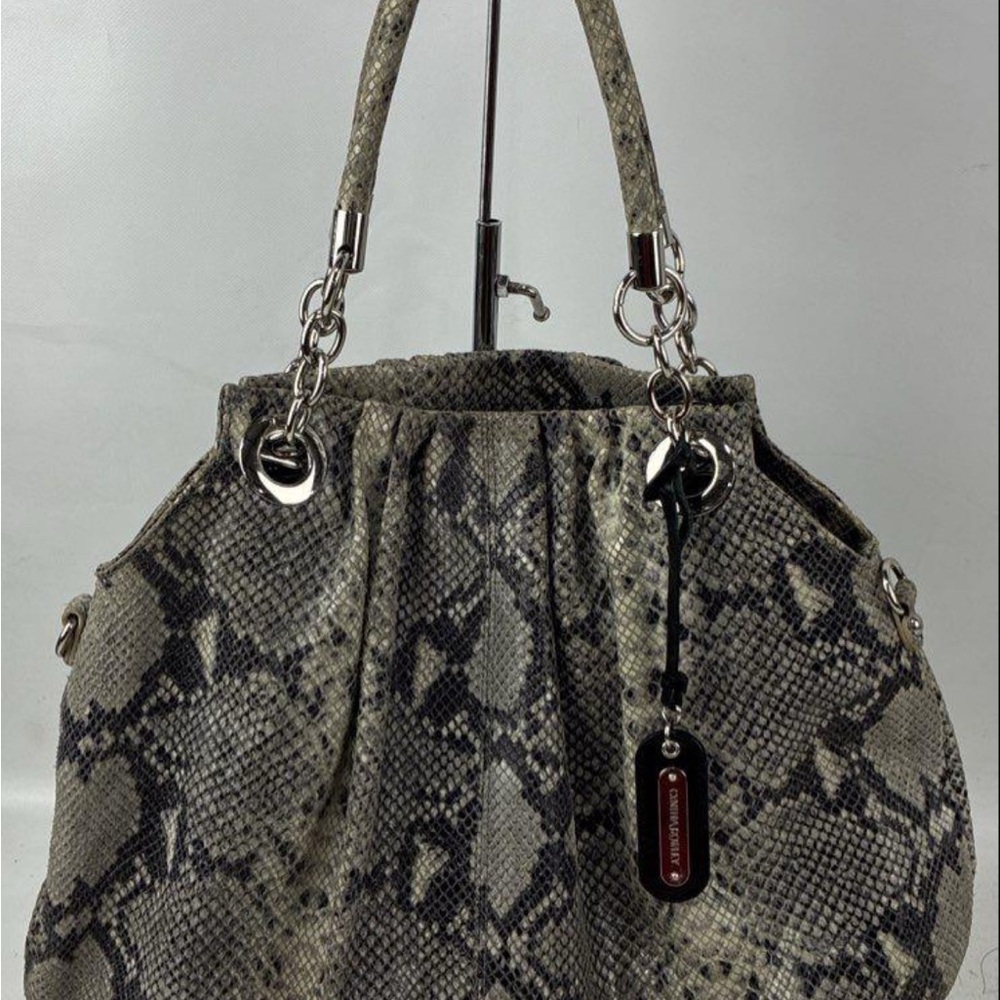 Snakeskin Patterned Women's Bag